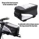 thumbnail image 4 of Eigraketly Bolsa de cuadro de bicicleta Soportes de tubo universal Accesorios de bicicletas Soporte de organización Bolsas de teléfono Bolsas de Ciclismo Rojo Eigraketly OD028222-01, 4 of 6