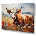 thumbnail image 2 of Designart "Cow Natures Euphony II" Animals Wall Art Living Room, 2 of 5