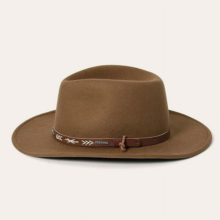 Stetson santa fe crushable wool hat sale