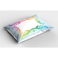 thumbnail image 2 of Ambesonne Vintage Rainbow Pillow Sham, Victorian Motif, 26" X 20", Multicolor, 2 of 2