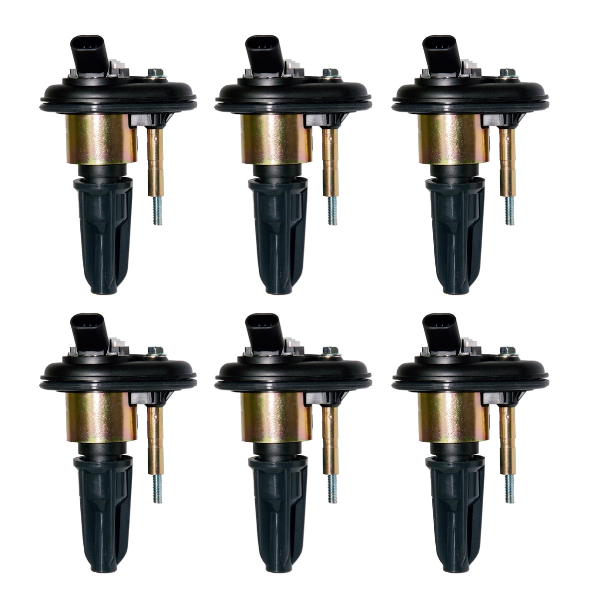6 MAS Ignition Coil Pack UF303 Replacement for Chevy Trailblazer Colorado Buick Rainier GMC Canyon Envoy Hummer H3 Isuzu Olds Saab 2.8L 3.5L 4.2L 