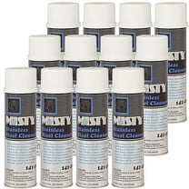 MISTY Heavy-Duty Stainless Steel Cleaner 15 oz Aero 1001541 (Case of 12) Pro Trusted Clean