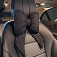 thumbnail image 5 of Bowknot Ribbon Car Headrest Pillow - Breathable Neck Support Cushion for Travel, Decorative Auto Seat Headrest Comfortable Pillow with Bow Design, 5 of 5