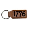thumbnail image 2 of Keychain - Rectangle - 1776 - Leather, 2 of 4