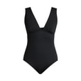 thumbnail image 5 of Time and Tru Women's and Women’s Plus Plunge One Piece Swimsuit, Sizes XS- 2X, 5 of 5