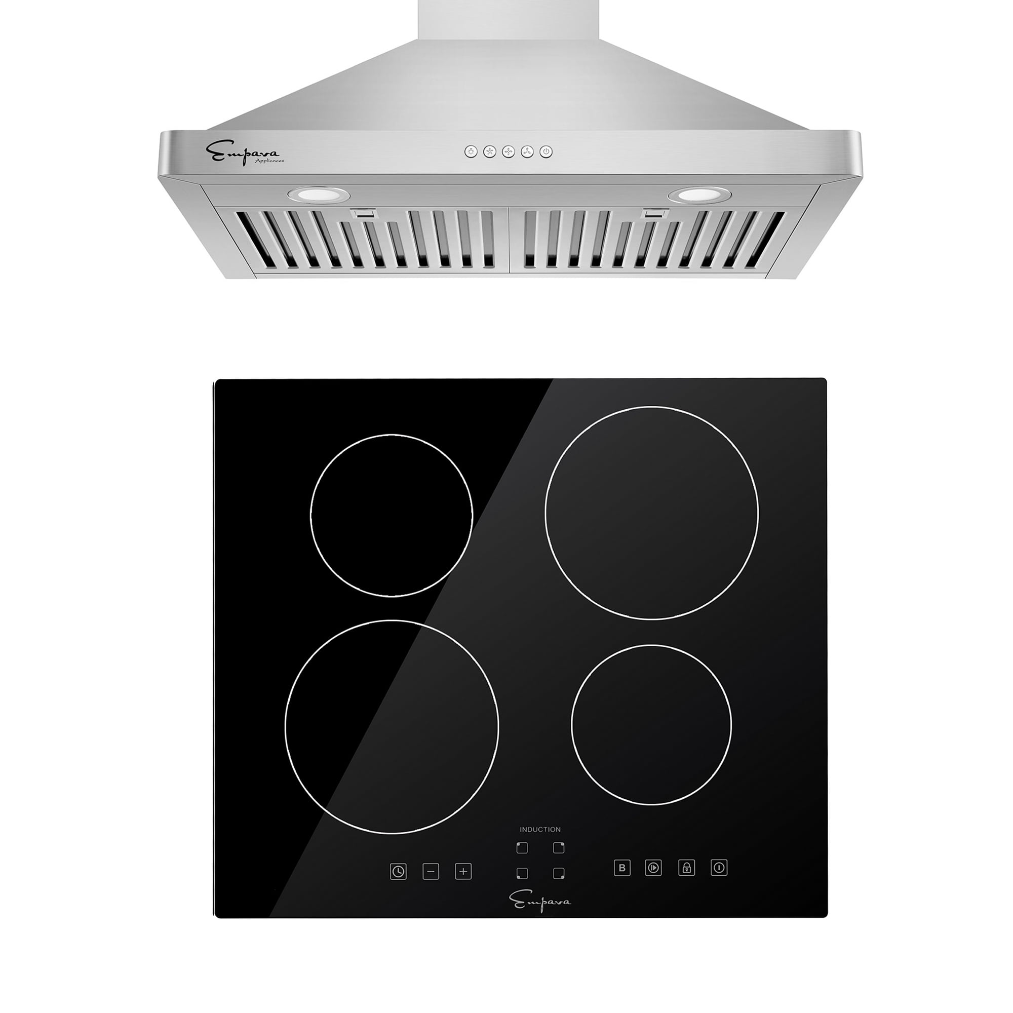 rangehood and cooktop