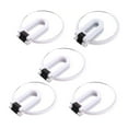 thumbnail image 3 of pitrice Round Handheld Double Side Makeup Mirror Magnifying Mirror w/ Hanger Hole X2, 3 of 9