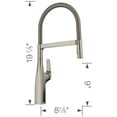 thumbnail image 2 of Blanco 442675 Rivana Semi-Pro 1.5 GPM Single Hole Pre-Rinse Pull Out Kitchen Faucet -, 2 of 7