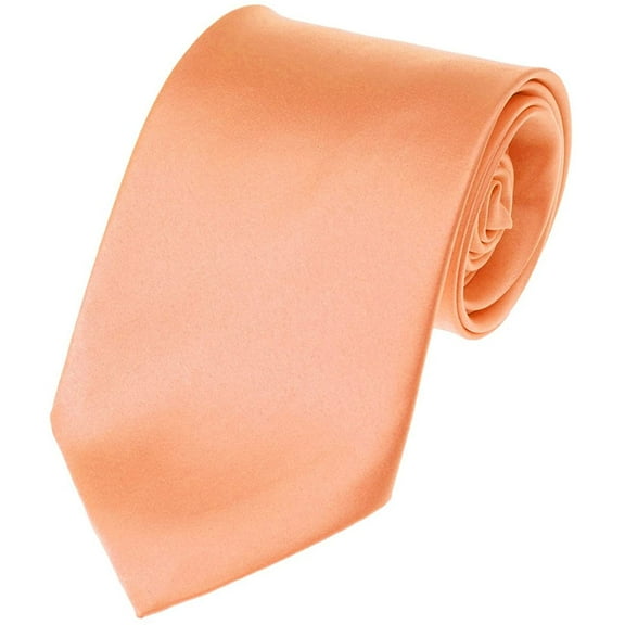 Solid Apricot X-Long Men's Necktie