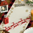 thumbnail image 3 of Touchbetter Red and Black Buffalo Plaid Truck Merry Christmas Table Runner, Seasonal Winter Xmas Holiday Kitchen Dining Table Decoration for Indoor Outdoor Home Party Decor 13 x 72 Inch, 3 of 6