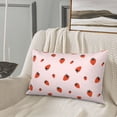 thumbnail image 5 of Hirioo Strawberry for Plush Pillow Cover for Bedroom and Living Room ,Elegant, Comfortable Home Decor-16"x24", 5 of 6