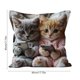thumbnail image 3 of Funda de almohada con estampado de animales adorables y lindos para dormitorio, hogar y sofá, funda de cojín de poliéster con bordado falso., 3 of 6