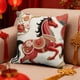 thumbnail image 5 of Year Of The Horses Themed Decorative Pillow Cover With Festive Red Print Suitable For Living Room Sofa Car Or Bedside Use, 5 of 6
