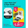 thumbnail image 3 of DYJP M100 4x6'' Photo Printer, Phone Printer 100 Sheets & 3 Cartridges, Full-Color Photo, Portable Instant Photo Printer for iPhone Android, Thermal Dye Sublimation, Wi-Fi Picture Printer 100 Papers, 3 of 9