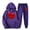 Purple, variant on DDAPJ pyju Valentines Day Outfits for Women 2 Piece Casual Sweatsuit Oversized Letter Graphic Hoodie and Jogger Sweatpants Sets Love Heart Print Lounge Tracksuit Set Blue S