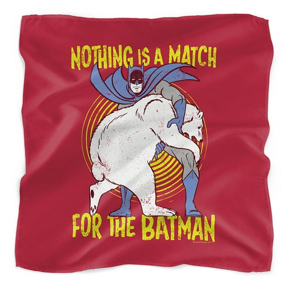 Batman Bear Wrastling Bandana (21 in x 21 in)