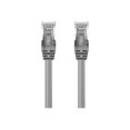 thumbnail image 3 of Belkin 25ft CAT5e Ethernet Patch Cable Snagless, RJ45, M/M, Gray - Patch cable - RJ-45 (M) to RJ-45 (M) - 25 ft - UTP - CAT 5e - snagless - gray - for Omniview SMB 1x16, SMB 1x8; OmniView SMB CAT5 KVM Switch, 3 of 8