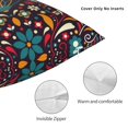thumbnail image 3 of Pofeuu Colorful Mexican2 Print Double-sided plush pillowcase Square Throw Pillow Covers Pillows Cover for Living Room Bedroom Sofa Couch Cushion Cover（No pillow core）-22"x22", 3 of 7