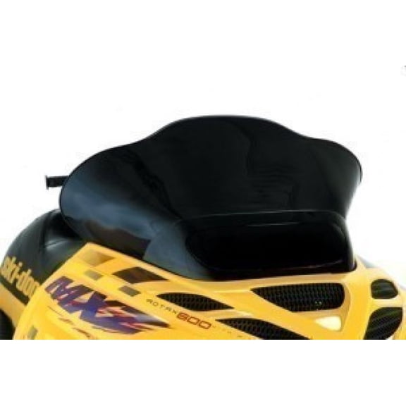 Powermadd Windshield - 13.25" - Black - Ski Doo 13223