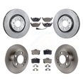 thumbnail image 1 of Transit Auto Front Rear Disc Brake Rotors and Semi-Metallic Pads Kit for Car 2007-2010 Volkswagen Beetle with 280mm Diameter Rotor K8F-102558, 1 of 11
