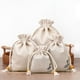 thumbnail image 1 of Bolsa de lino y algodón, bolsa pequeña para tazas, bolsa para guardar joyas, bolsa con cordón, bolsa de brocado hecha a mano, bolsa para jugar, bolsa con cuentas y plato, 1 of 4
