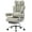 Grey, variant on ATMILD 400 lbs Big and Tall Ergonomic PU Leather Office Chair with Footrest, Black