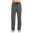 thumbnail image 2 of Big & Tall Hanes® 2-pack Solid Knit Pajama Pants Color: Black Gray Size: XL TALL, 2 of 3