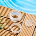 thumbnail image 5 of SUQ I OME Outdoor Patio Parasol Umbrella Hole Ring Plug and Cap Set, Clear, 5 of 5