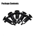 thumbnail image 4 of CENL 50pcs Car Fastener Clips Plastic Push Pin Retainer Rivet Door Trim Panel Tool 9mm Black Car Clips Car Accessories, 4 of 11
