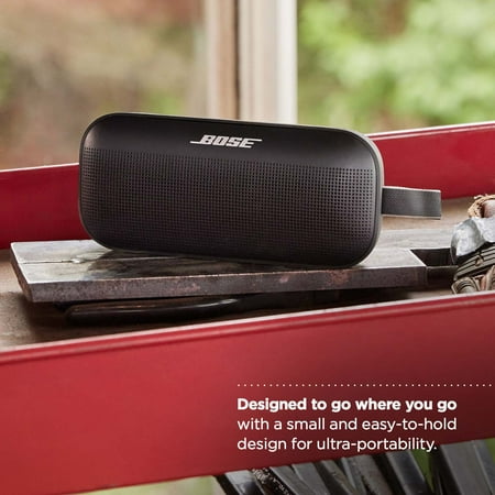 Bose SoundLink Flex Wireless Waterproof Portable Bluetooth Speaker, Black