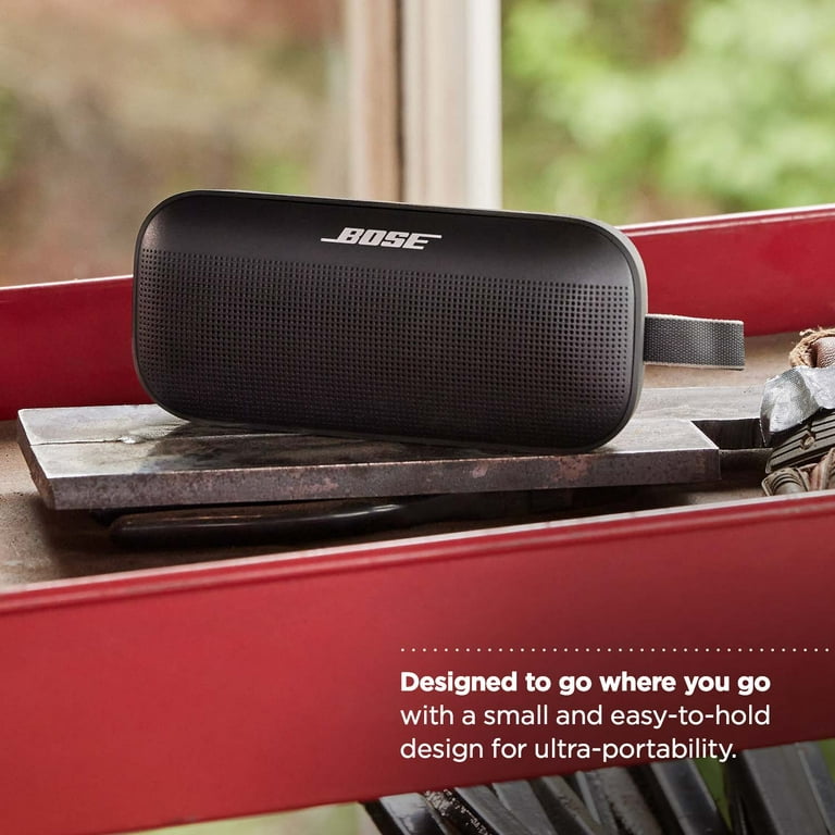 klasse dosis Triumferende Bose SoundLink Flex Wireless Waterproof Portable Bluetooth Speaker, Black -  Walmart.com