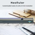 thumbnail image 2 of Regla de báscula inteligente NeoRuler Digital de 30 cm con 93 básculas Bluetooth, 2 of 6