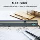 thumbnail image 2 of Regla de báscula inteligente NeoRuler Digital de 30 cm con 93 básculas Bluetooth, 2 of 6