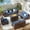Navy Blue, variant on ELPOSUN Patio Furniture Set, Outdoor Patio Furniture Wicker Furniture Couch Set, 7 Pieces Outdoor Sectional Sofa, Patio Furniture Set, Outdoor Patio Set for Home Furniture (Grey)