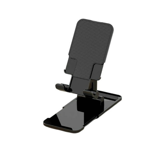 QualitChoice Tabletop Phone Holder Accessory Home Universal Support Shelf Simple Adjustable Cellphone Bracket Cellphones Accessories Black Black