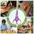 thumbnail image 6 of FACEGA Scissors All Purpose,Straight Handle 3.5" Embroidery Scissors,Pointed School Scissors,Purple, 6 of 6