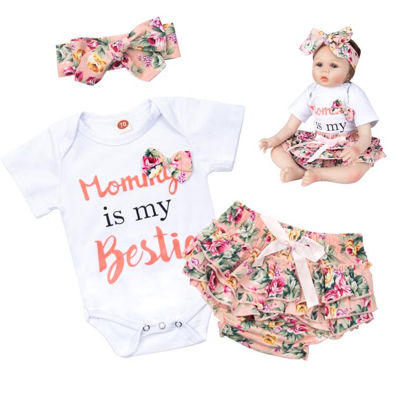 Set de ropa para muñecas Reborn Baby Dolls Girl 50-55 cm Babyfere