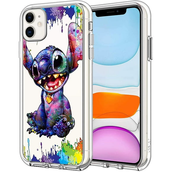 Phone Case for iPhone 11 Case, Clear Phone Case Individualized Design Cover Case (Lilo-Stitch)