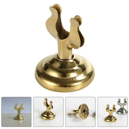 LABELEPH Golden Metal Table Holders for Numbers for Business 2Pcs
