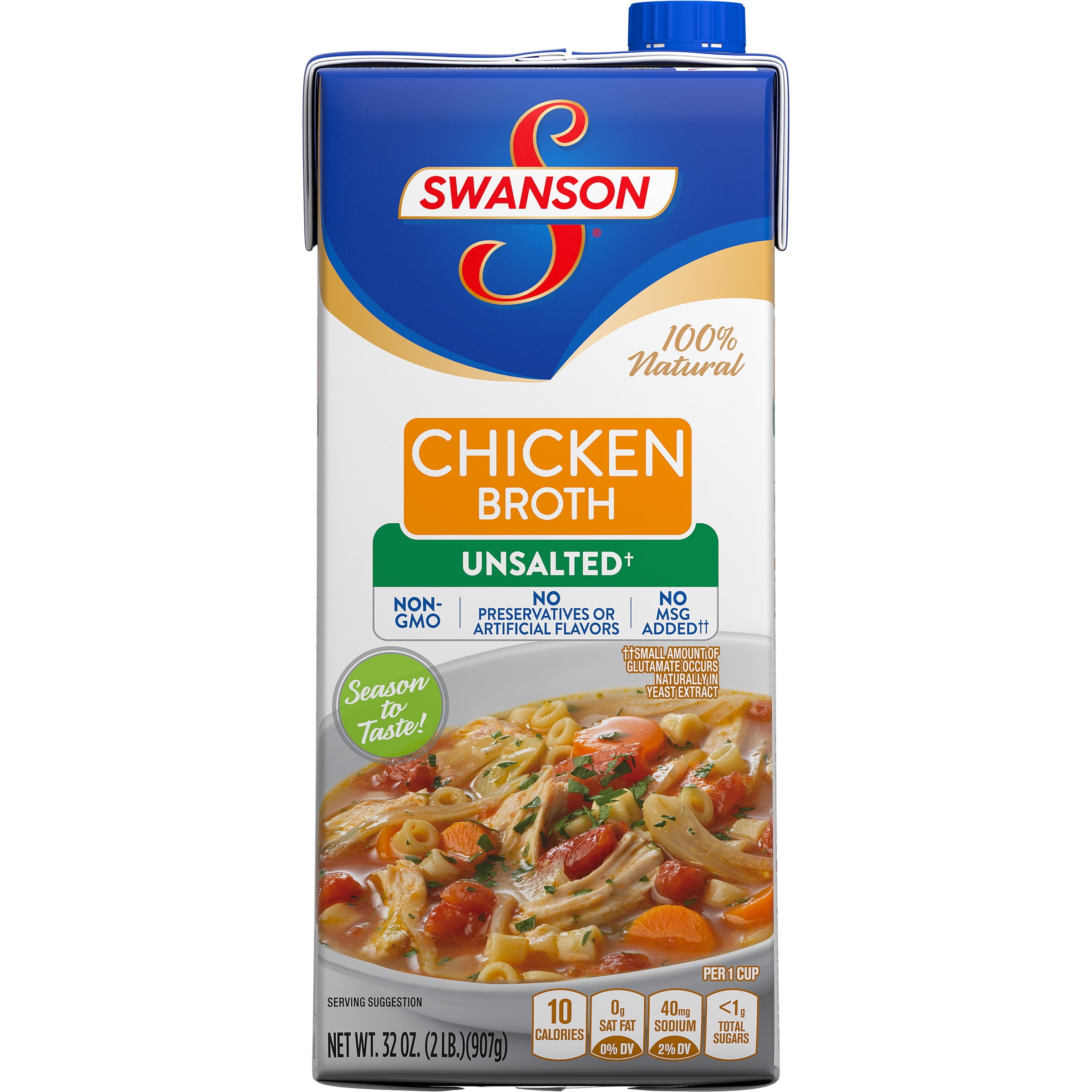 6 pack swanson unsalted chicken broth 32 oz walmart com