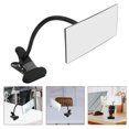 thumbnail image 3 of Clip On Security Mirror, Convex Cubicle Mirror Desk Computer Pc Monitor To See Behind You For Personal Safety And Security Desk Rear View Monitors Or Anywhere Black, 3 of 9