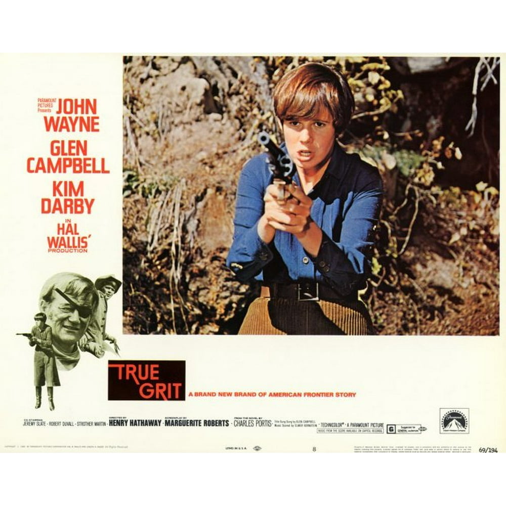 True Grit movie POSTER (Style H) (11" x 14") (1969)
