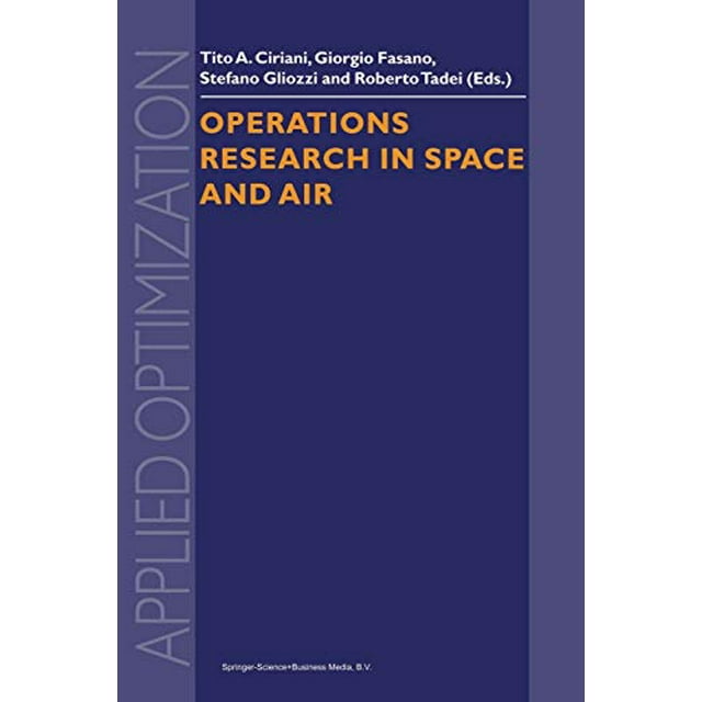 Recherche Opérationnelle dans l'Espace et l'Air (Optimisation Appliquée)