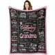 thumbnail image 1 of LHSHID Flannel Throw Blanket Grandma Color Birthday Gift for Grandma 60"x80", 1 of 6