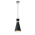 thumbnail image 2 of 1 Light Pendant Frame Finish Matte Black + Brushed Nickel, 2 of 3