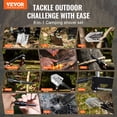 thumbnail image 2 of Pelle de Survie 8 en 1 Pelle de Camping Pliable Multitool Portable Compacte, 2 of 9