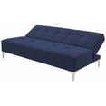 thumbnail image 4 of Sofa Cama Reclinable EL BAZAR STORE Vegas Lino Azul Marino Moderno Abotonado, 4 of 6