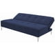 thumbnail image 4 of Sofa Cama Reclinable EL BAZAR STORE Vegas Lino Azul Marino Moderno Abotonado, 4 of 6