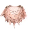 thumbnail image 1 of Chal para Mujer, Bufanda Larga Transparente con Lentejuelas, Elegante Pañuelo para el Hombro para Vestidos, 1 of 5