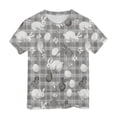 thumbnail image 5 of UngA Easter Shirts for Girls Bunny Kids Cute Rabbit Print Tops Tees Funny Short Sleeve Toddler Girl T Shirt (Grey,2-3 Years), 5 of 6